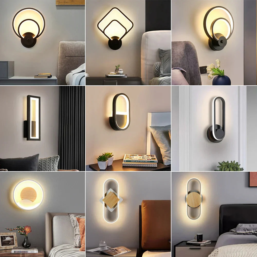 DecorBites™ LED Wall Light: Modern Bedroom Bedside Lamp, Living Room Sconce, Home Decor Lighting