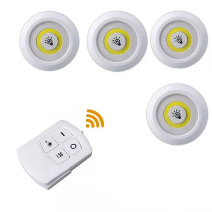 DecorBites™ LED Under Cabinet Light with Remote Control Dimming