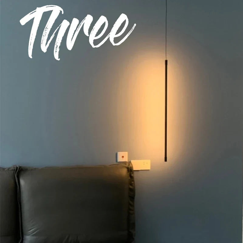 Black Line Chandelier