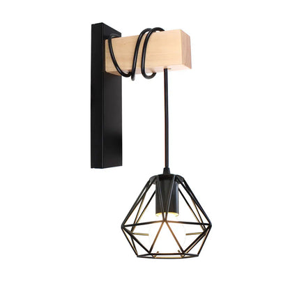 DecorBites™ Industrial Iron Wall Sconce LED Fixture for Cafe Bar Loft Decoration