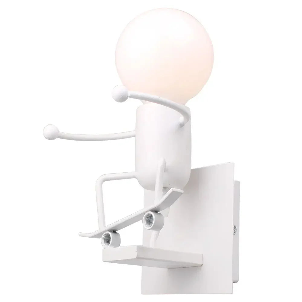 DecorBites™ Creative LED Wall Light Indoor Wall Sconce Modern Art Decor Iron E27