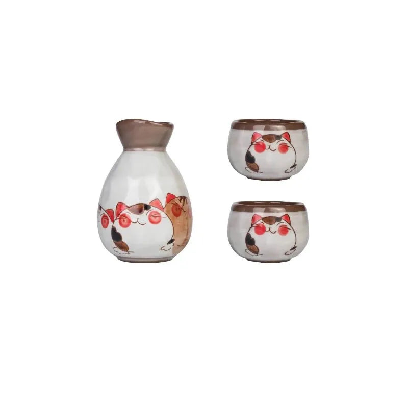 Ceramic Sake Cup Set