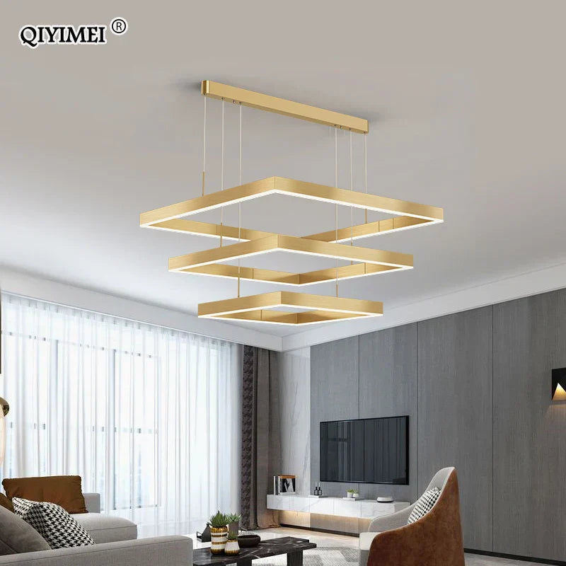 Aluminum Modern LED Chandelier