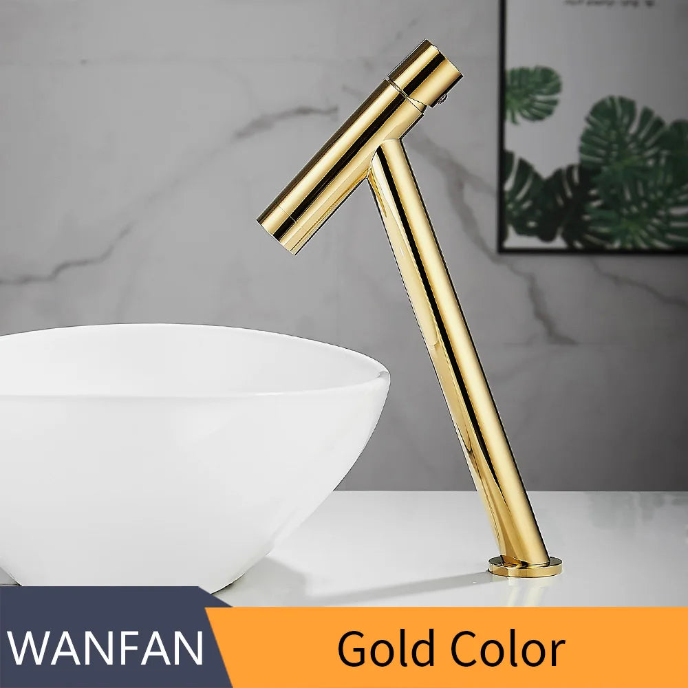 Gold Vintage Basin Faucet