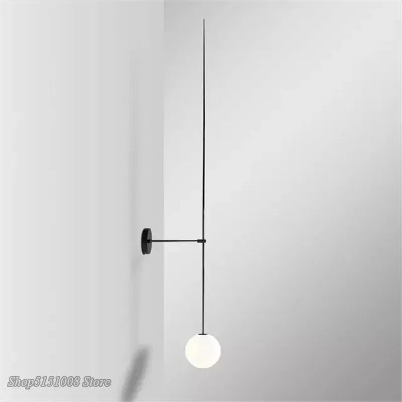 DecorBites™ Glass Ball LED Wall Lamp for Modern Minimalist Decor