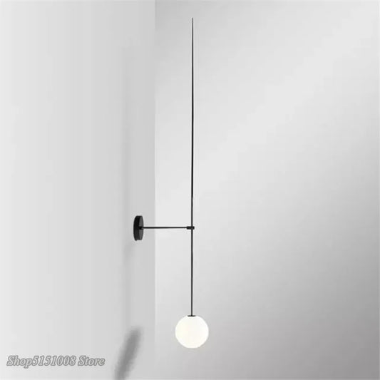DecorBites™ Glass Ball LED Wall Lamp for Modern Minimalist Decor