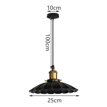 DecorBites™ Iron Dome Industrial Pendant Light for Cafe Bar Home Decor