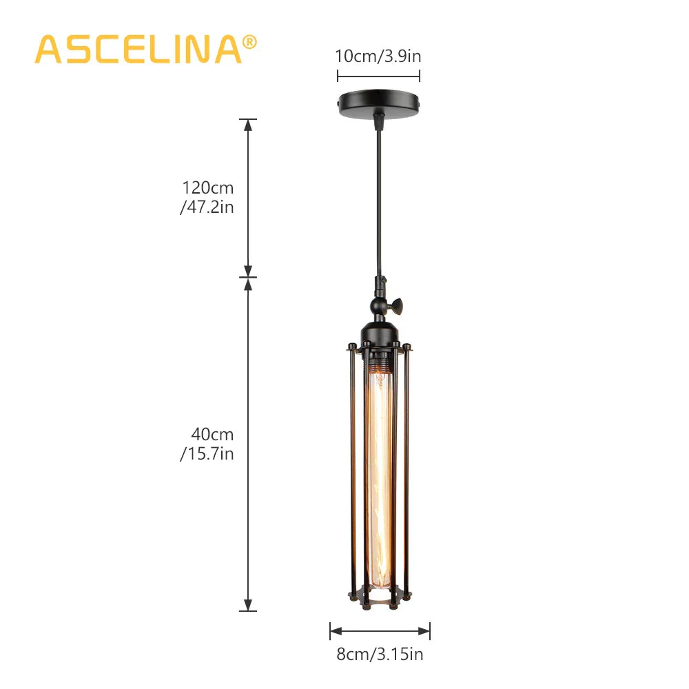 Retro Industrial Hanging Lamp