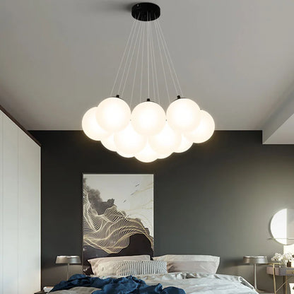 DecorBites™ Glass Ball LED Pendant Lights for Teen Room Decor