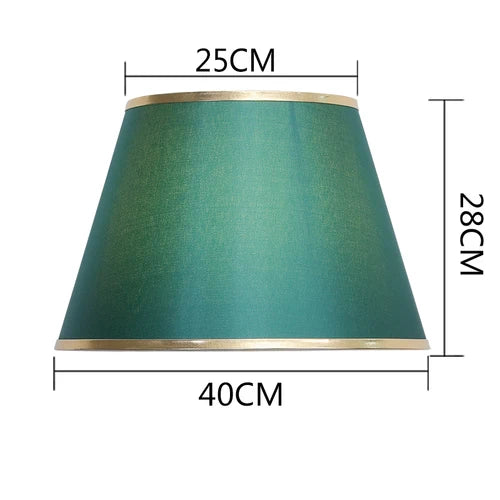 Gold Edge Cloth Lampshade