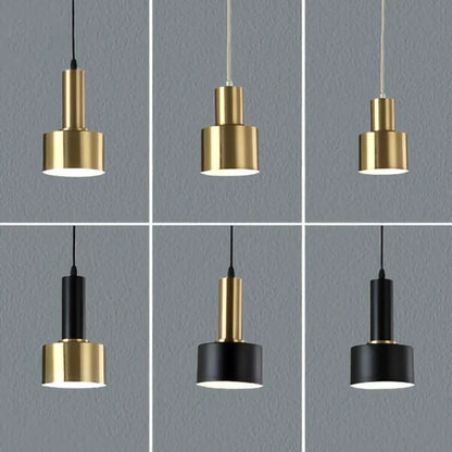 DecorBites™ Gold E27 LED Pendant Light Nordic Chandelier for Indoor Living Room & Bedroom