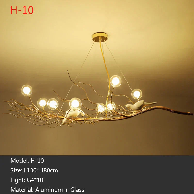 DecorBites™ Bird's Nest LED Pendant Light for Dining Room, Cafe, Bar, Restaurant Decor
