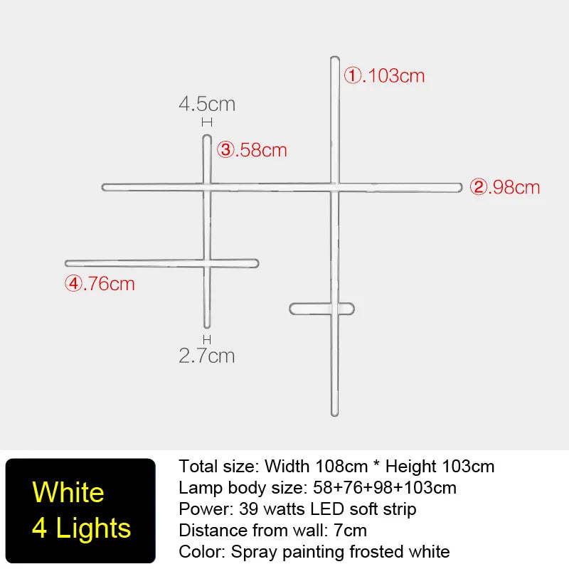 LED Strip Wall Lamp