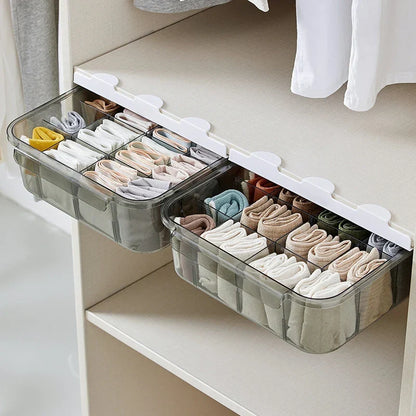 DecorBites™ Drawer Closet Organizer for Underwear, Socks, Bras - Household Wardrobe Storage Box