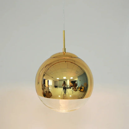 DecorBites™ Glass Ball Electroplate LED Pendant Light for Kitchen Living Room Bedroom