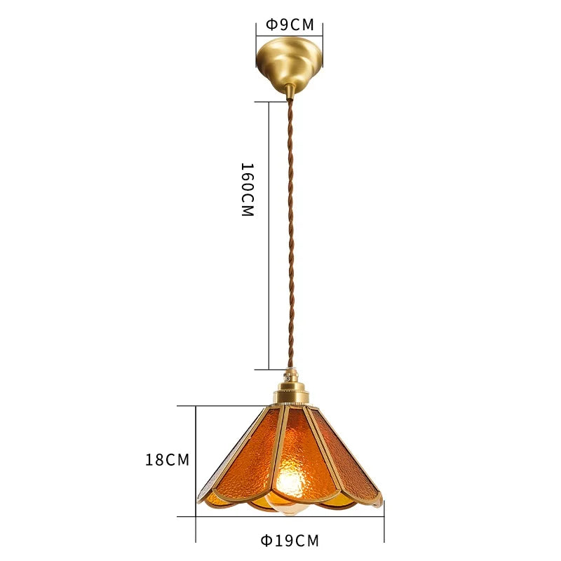 Copper Vintage Pendant Lamp