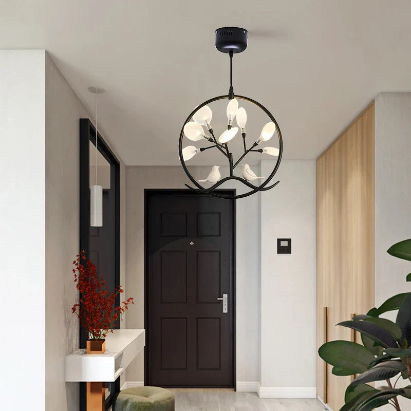 DecorBites™ Gold Glass Ball Chandelier Nordic Design for Home Dining Kitchen Restaurant Hallway