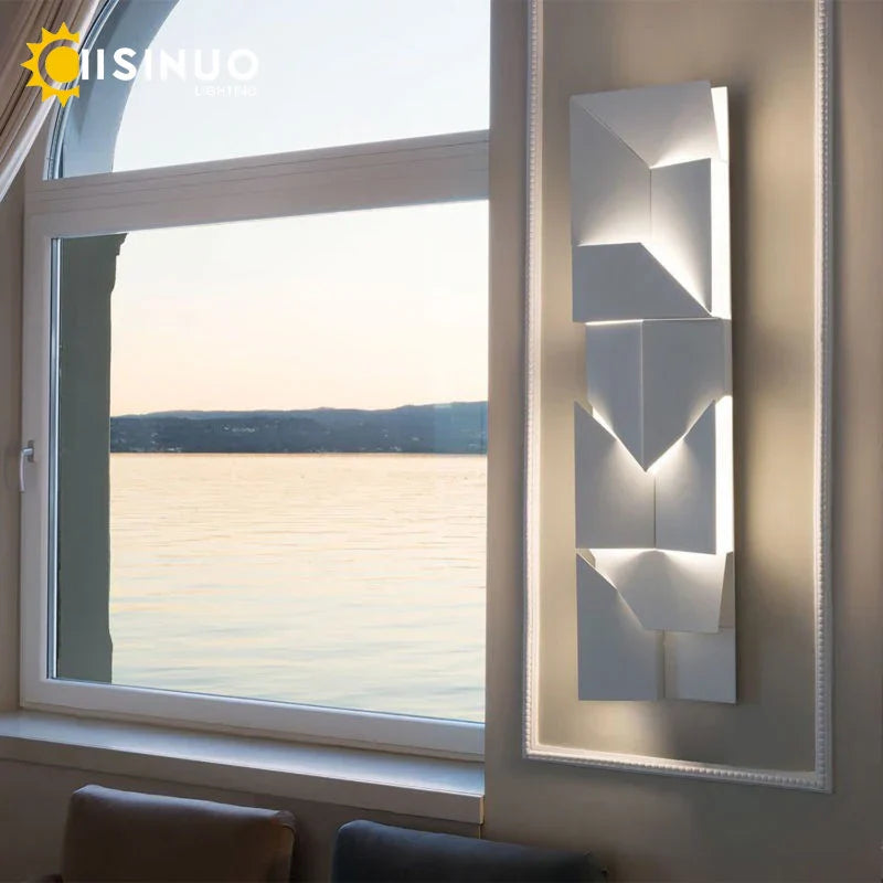 DecorBites™ Geometric Art Indoor Wall Lamp for Bedroom Living Room Staircase Home Decor