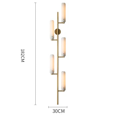 Copper Art Deco Wall Sconce