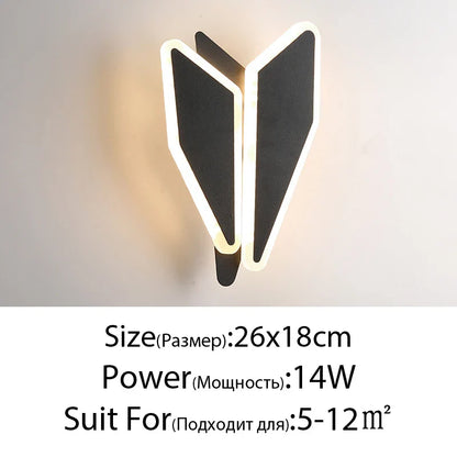 DecorBites™ LED Wall Lamps: Modern Spin Design for Bedroom, Hall, Living Room - 90-260V