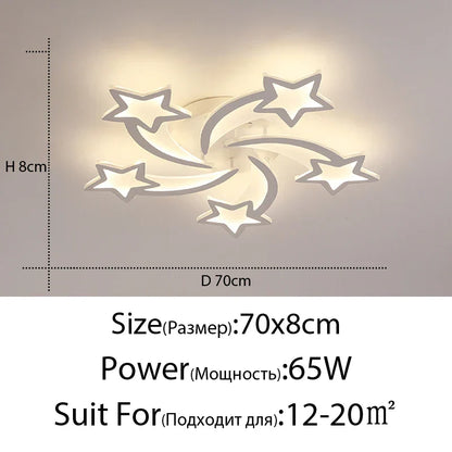 DecorBites™ LED Chandelier: Modern Dimmable Indoor Lighting for Bedroom, Hall, Living Room