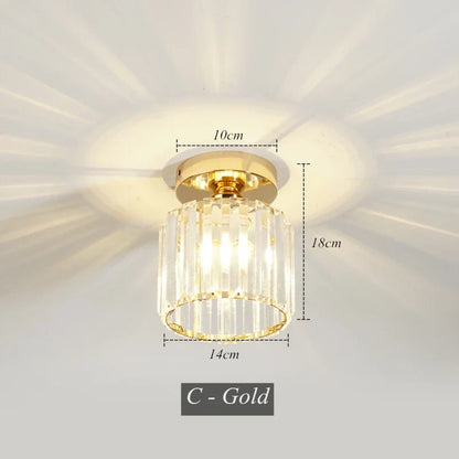 DecorBites™ Crystal LED Pendant Chandelier for Dining Living Room Decor