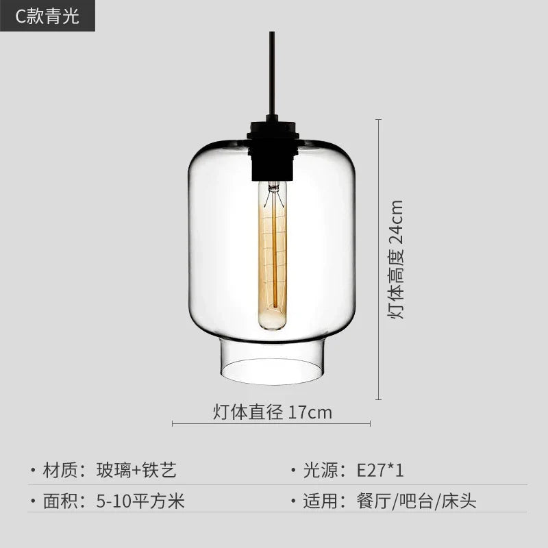 DecorBites™ Geometric Glass Pendant Light Collection: Modern Crystalline Pendant Series