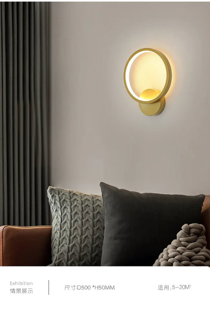 DecorBites™ LED Wall Lights: Bedroom & Living Room Lighting Sconce for Home Décor