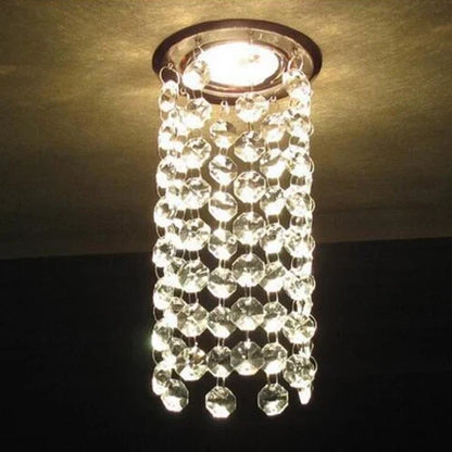 DecorBites™ Crystal LED Downlight for Home Decor, Living Room, Dining, Corridor - Mini Ceiling Lamp