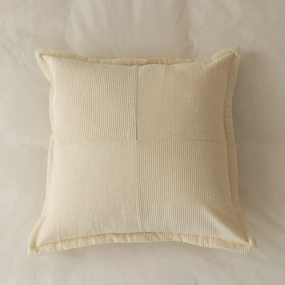 DecorBites™ Corduroy Pillow Cover 45x45cm Modern Soft Solid Cushion for Home Sofa Bed