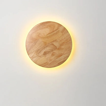 DecorBites™ LED Wooden Wall Lamp: Modern Nordic Indoor Lighting for Bedroom Bedside