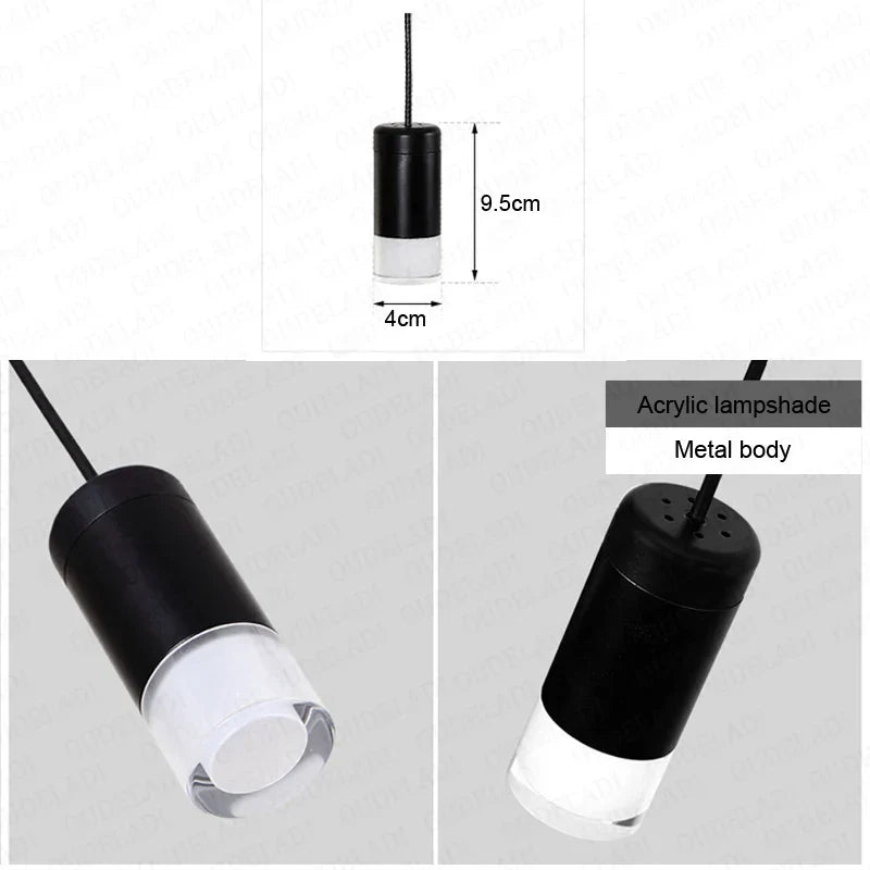 DecorBites™ Industrial Retro Wall Lamp Black LED Hanging Light