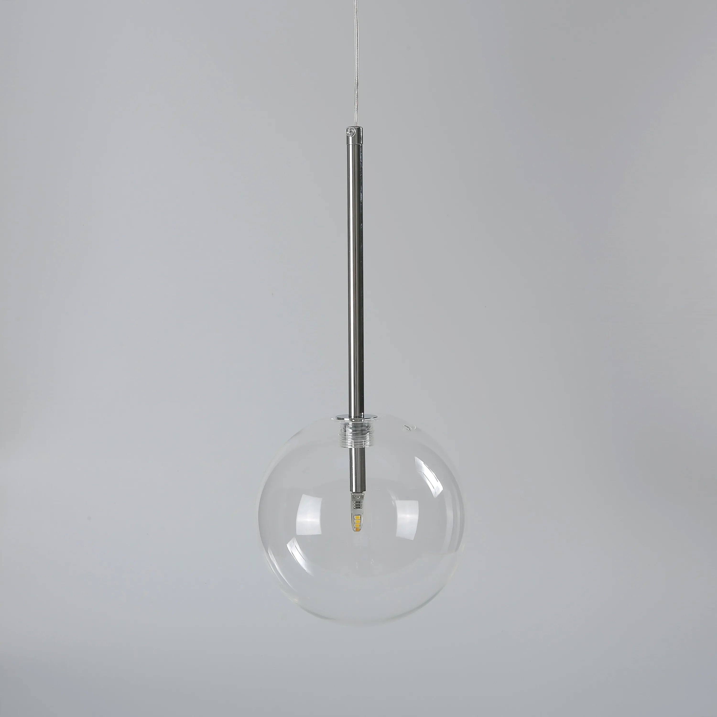 Gold Glass Ball Kitchen Pendant