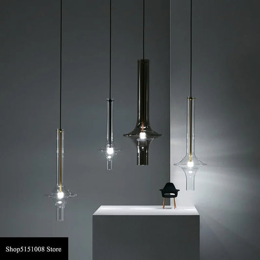 DecorBites™ Glass Pendant Light: Stylish Nordic Luxury Kitchen and Bedroom Hanging Lamp