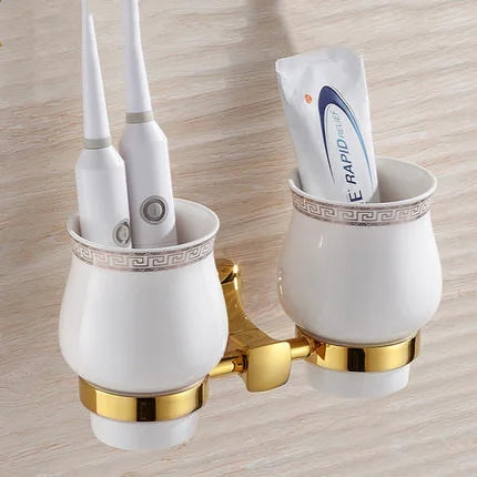 Gold Copper Hardware Set