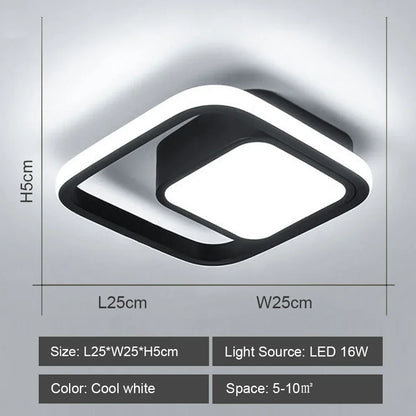 DecorBites™ LED Ceiling Chandelier: Modern Indoor Lighting for Home Bedroom Kitchen Living Room