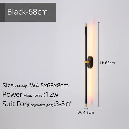 DecorBites™ LED Strip Wall Lamp for Modern Decor in Staircase, Bedroom, or Aisle