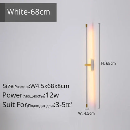 DecorBites™ LED Strip Wall Lamp for Modern Decor in Staircase, Bedroom, or Aisle