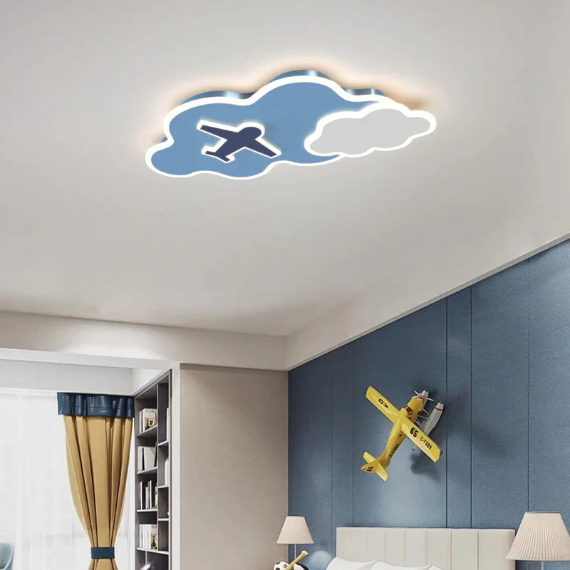 Astronaut Airplane Ceiling Lamp