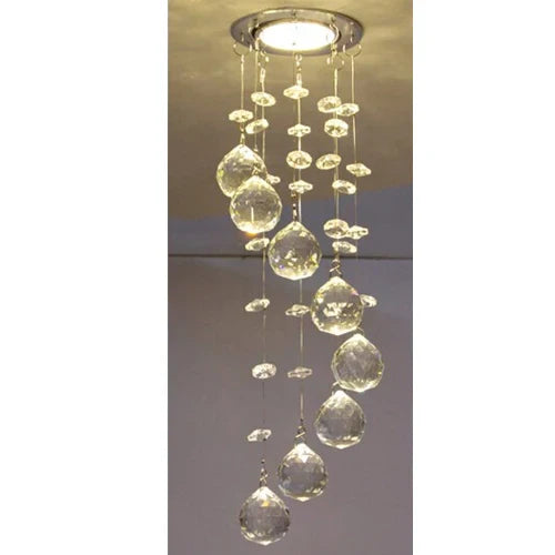 DecorBites™ Crystal LED Downlight for Home Decor, Living Room, Dining, Corridor - Mini Ceiling Lamp