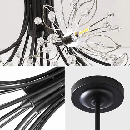 DecorBites™ Dandelion Flower Chandelier LED Lamp for Living Room Bedroom Restaurant Bouquet Decor