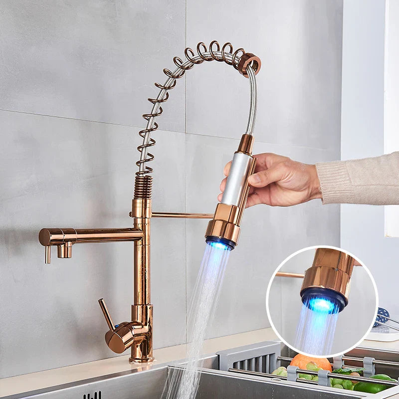 Rose Gold Kitchen Faucet
