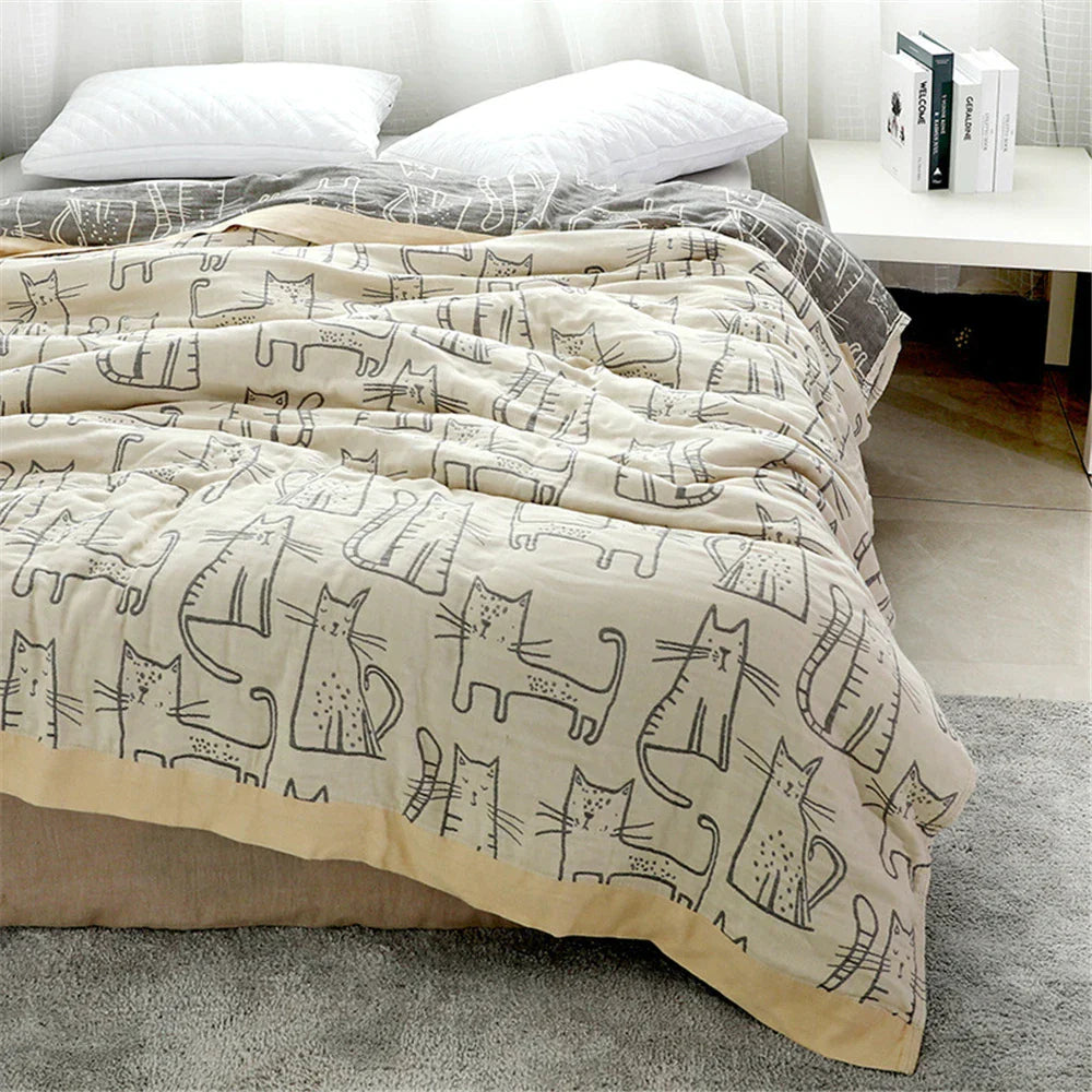 Cotton Bamboo Summer Blanket