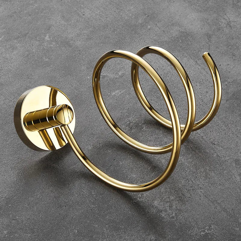 Gold Wall Hair Organizer
