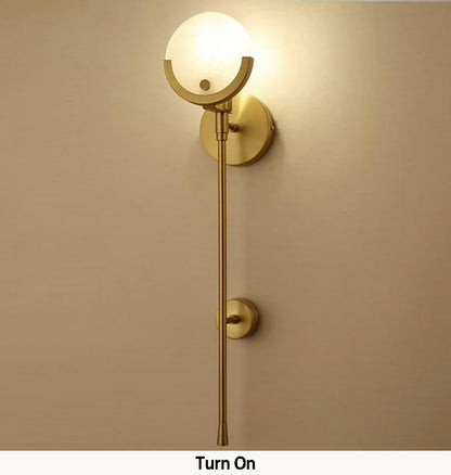 DecorBites™ Creative Marble Wall Lamp: New Nordic Minimalist Light Luxury for Living Room, Bedroom, Aisle.