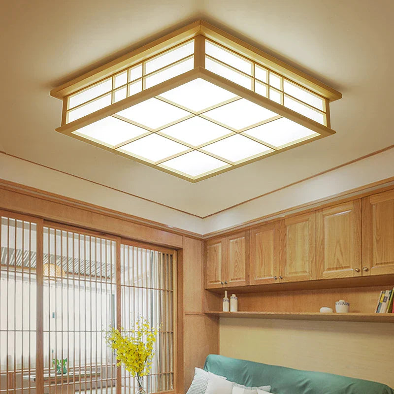 Wood Tatami Ceiling Light