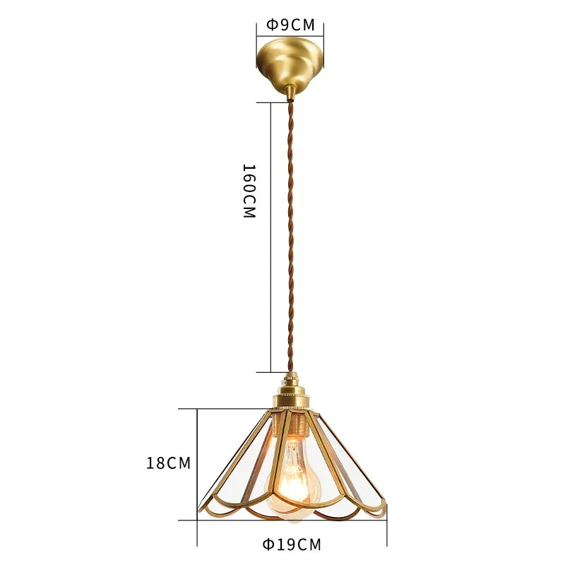 Copper Vintage Pendant Lamp
