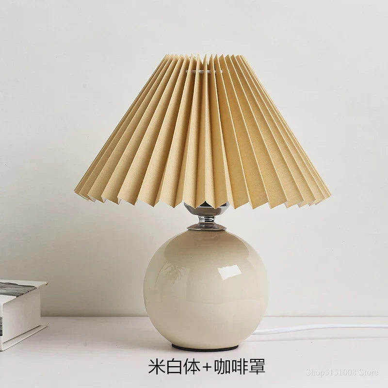 Ivory Ceramic Table Lamp