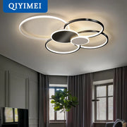 Gold Modern LED Chandelier 120cm 120W Dimmable