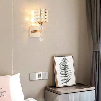 DecorBites™ Crystal LED Wall Light for Living Room Bedroom Decor